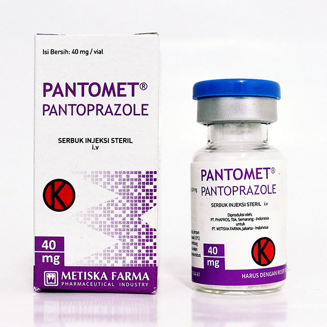 PANTOMET vial, Pantoprazole, Metiska Farma