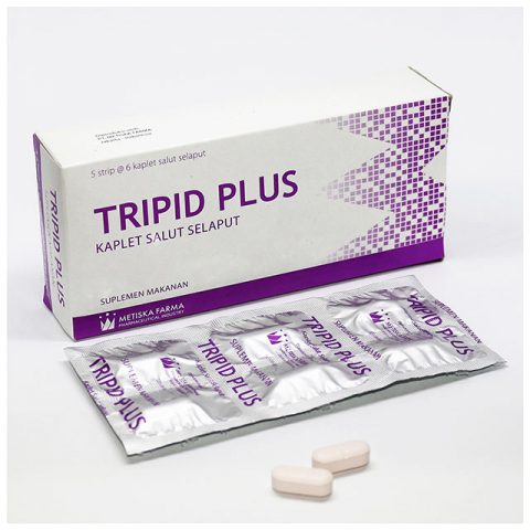 TRIPID PLUS - Curcuma Xanthorrhiza Rhizome - Metiska Farma