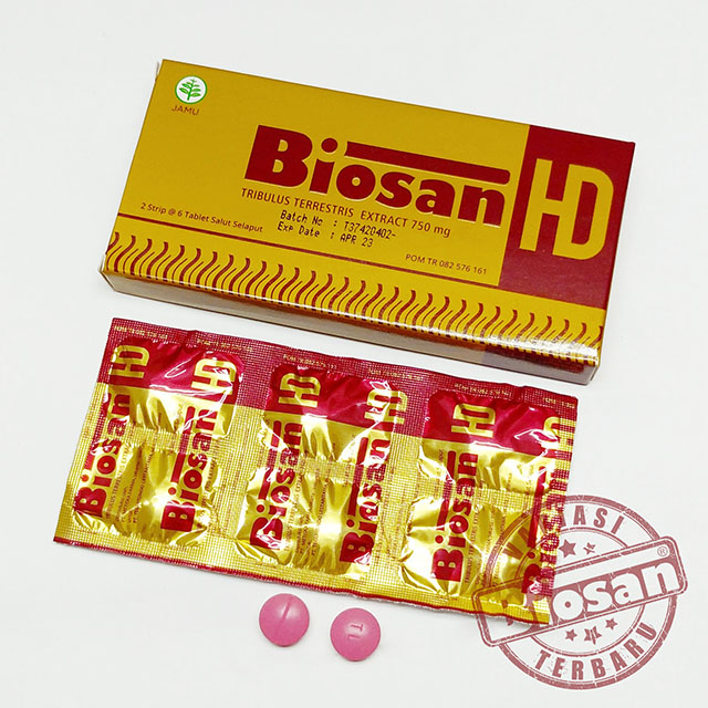 BIOSAN HD, Ekstrak Tribulus Terrestris L 250 mg